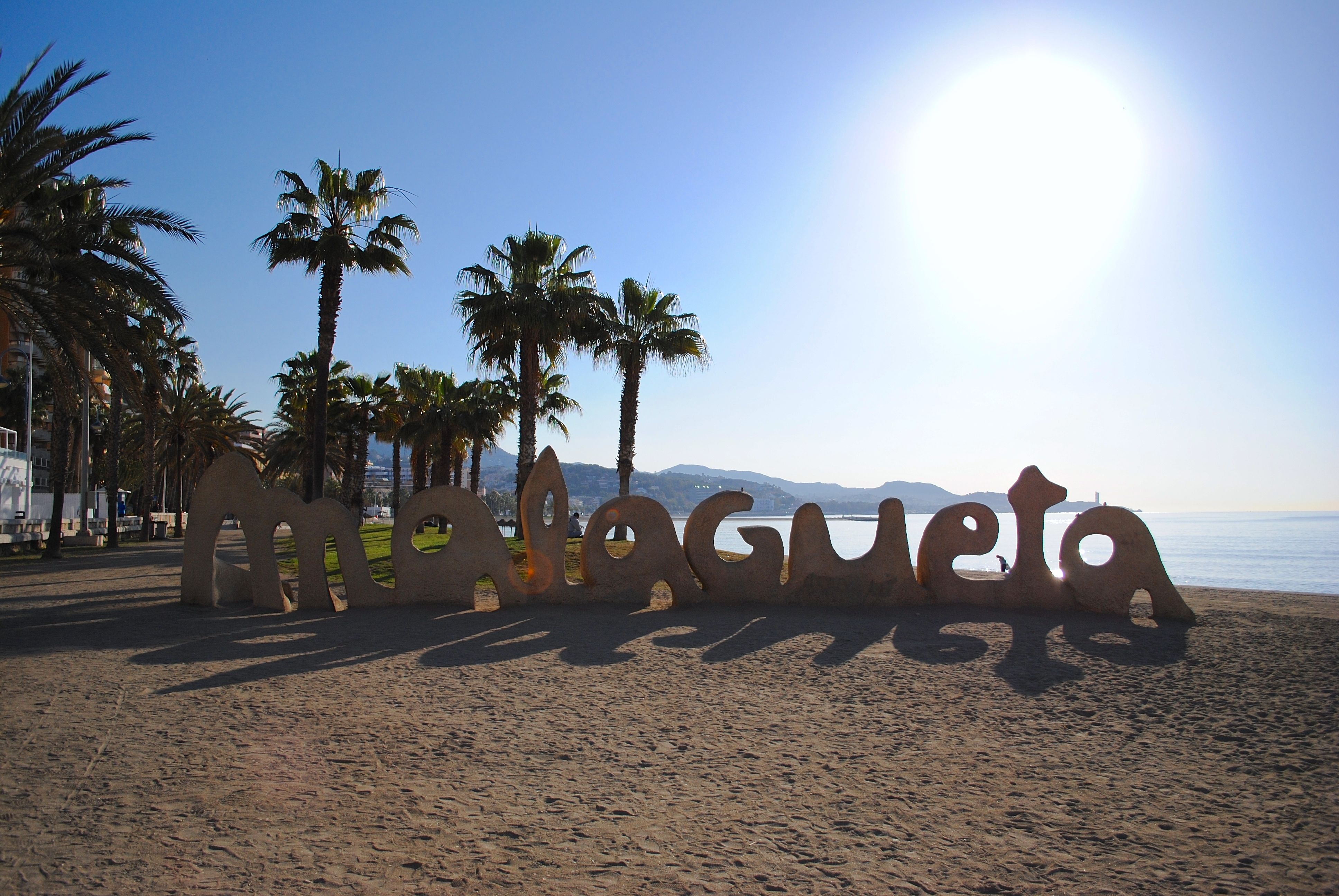 Malaga Sign - Urban Serenity